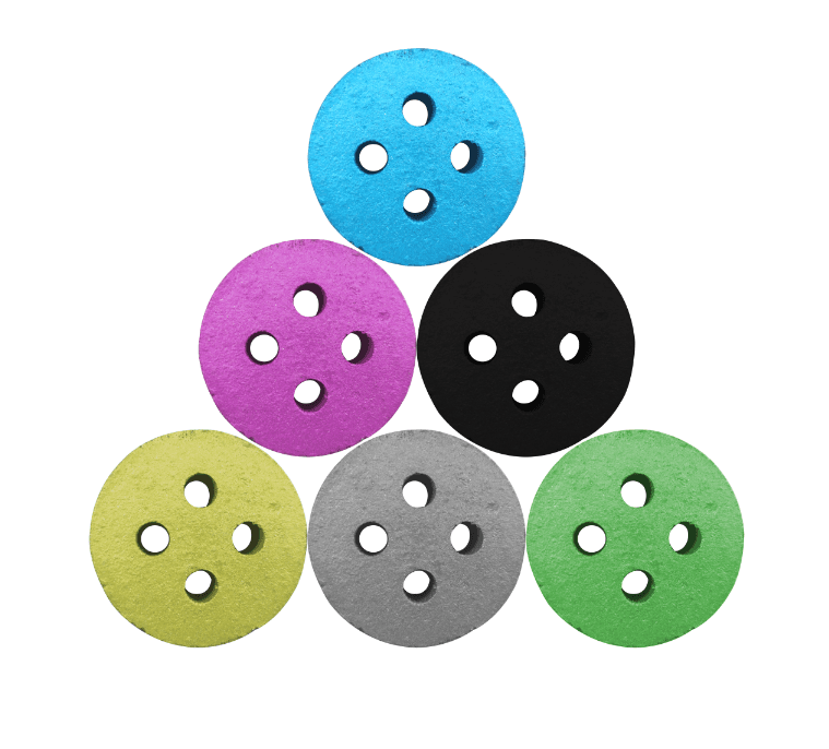 50mm - Colored perforated quick burning charcoal fruit charcoal