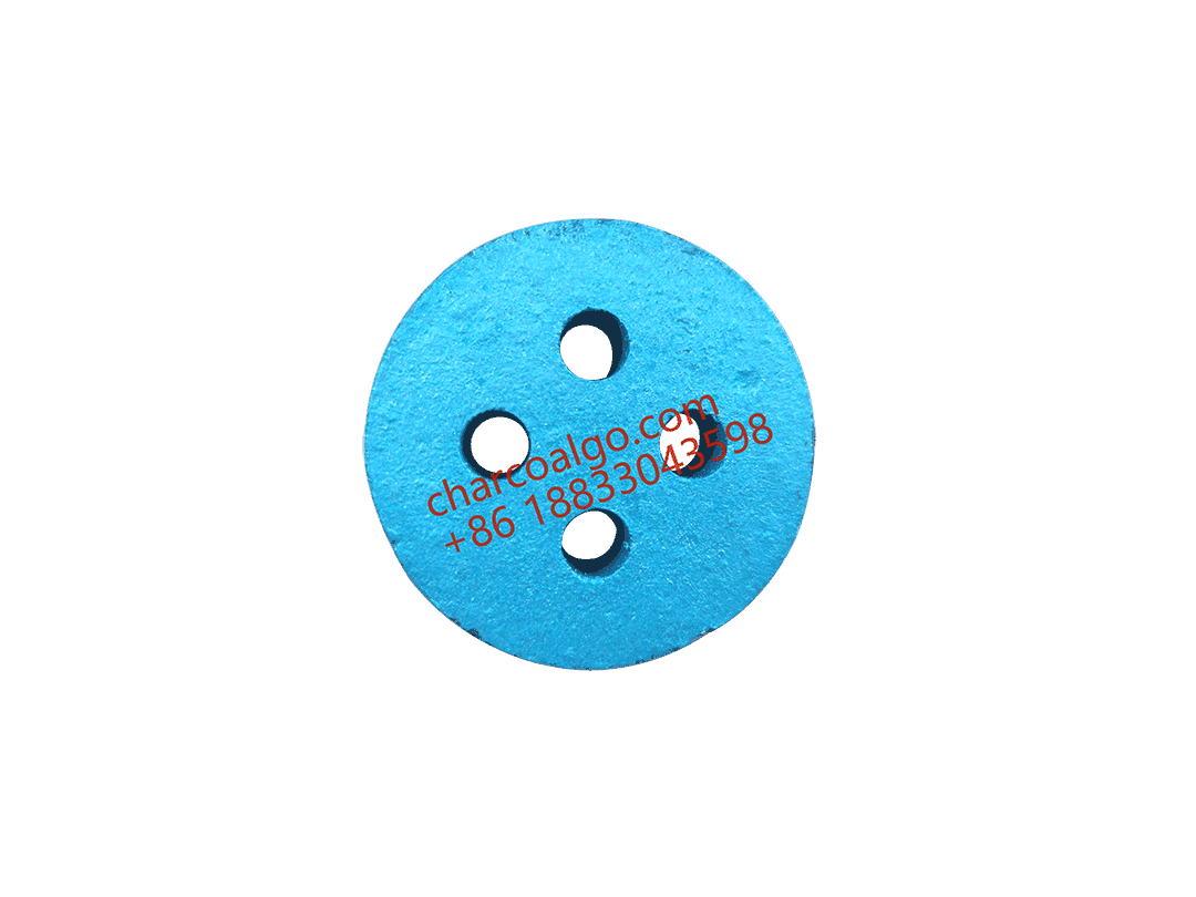 50pcs Quick-Burning Charcoal Round Discs with 4 Holes, Black AA501-SBQ