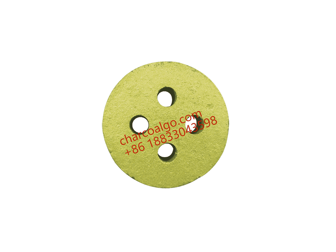 50pcs Quick-Burning Charcoal Round Discs with 4 Holes, Black AA501-SBQ