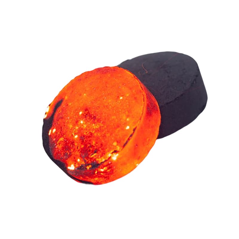 プレミアム香炭(バクフール炭) – 33mm クイックライト、オードレス&長寿命 – 100タブレット